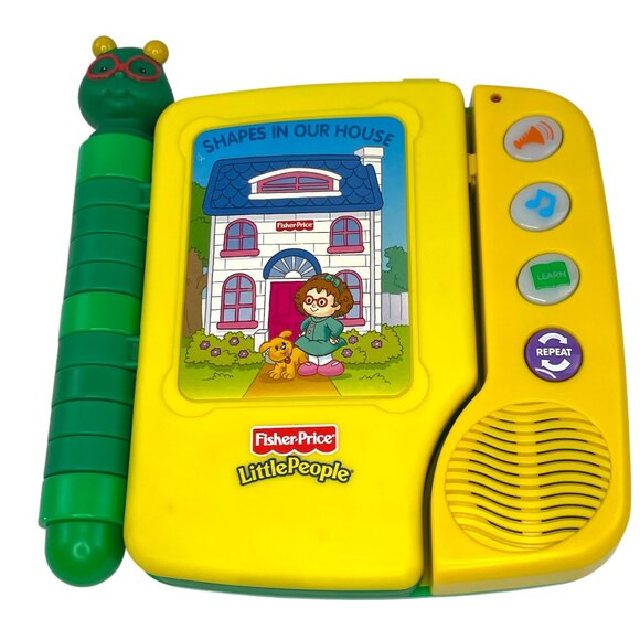 Fisher-Price Little People Shapes in Our House Electronic Learning Book Kids Toy - Picture 1 of 9